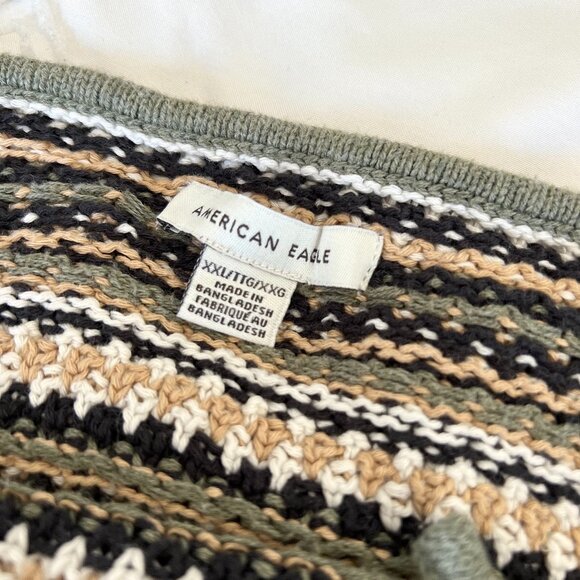 American Eagle Knit Crochet Crop Top in EUC (xxl) - Picture 6 of 7